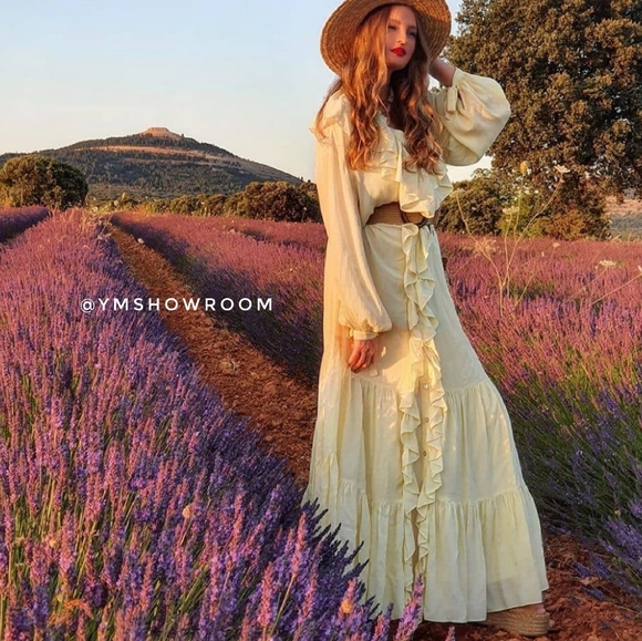 🔥Last 1🔥 MANGO Flowy maxi dress - Picture 2 of 10